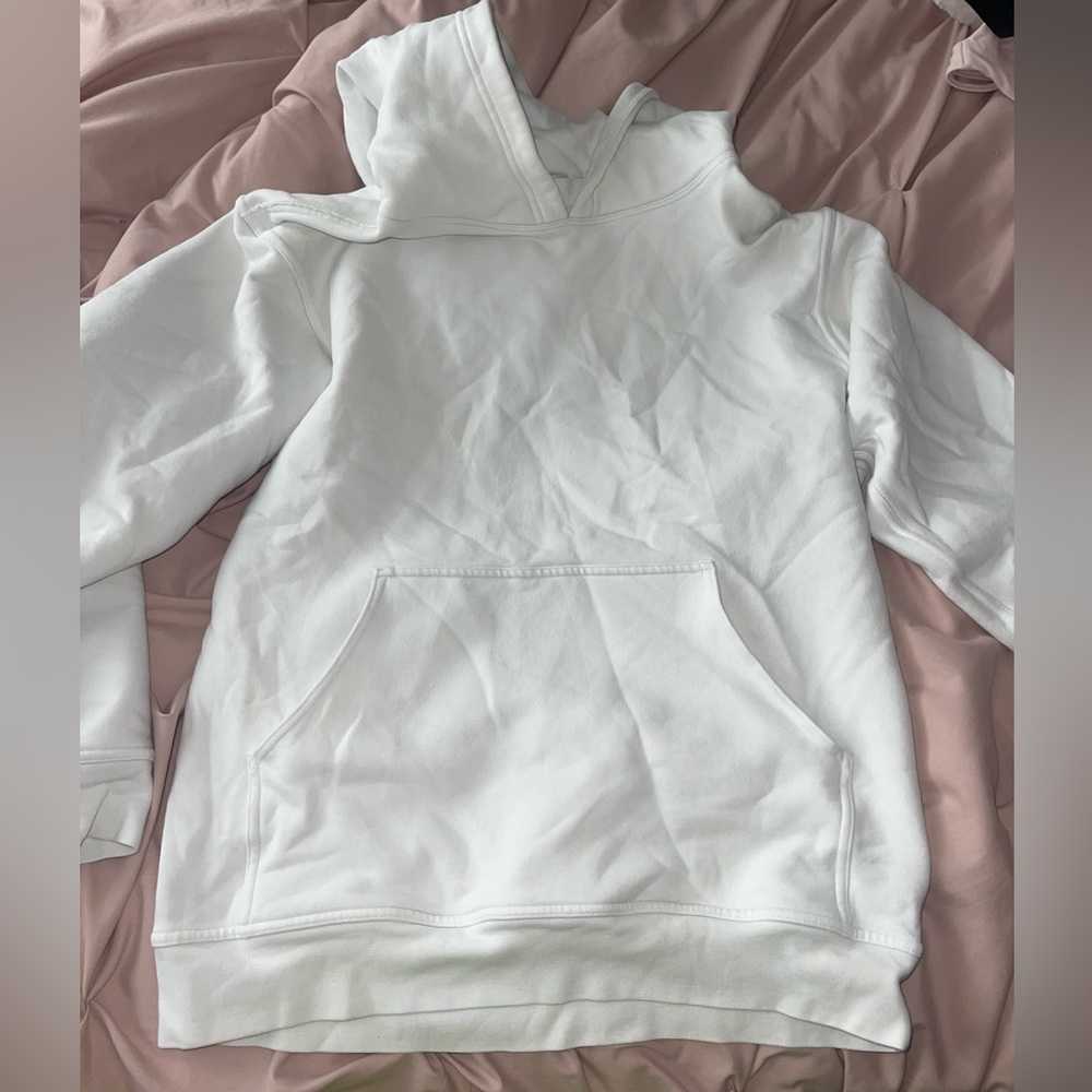 super comfy white lululemon sweatshirt size 4